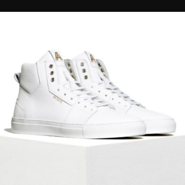 Axel Arigato White High Cut Sneakers 