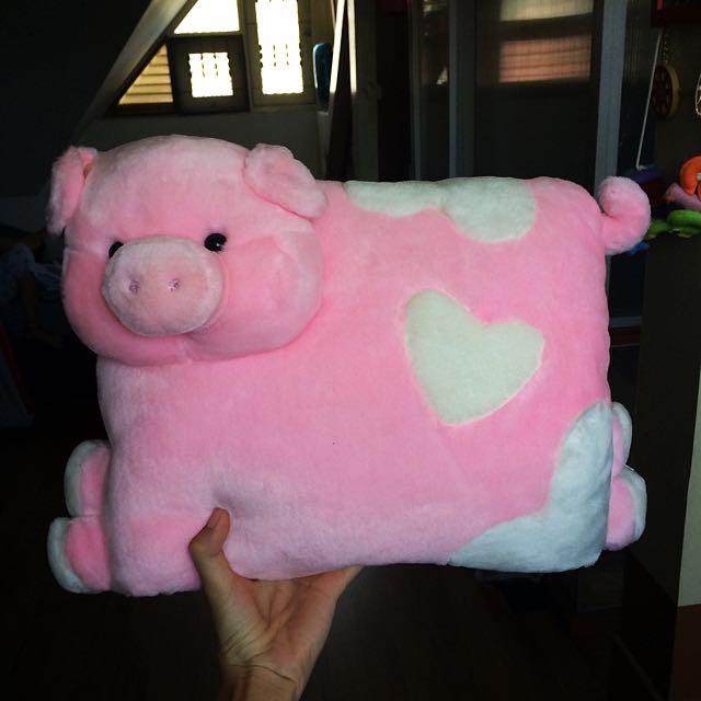 Boneka Babi Pig Edition Bantal Babi Pink Pillow Olshop