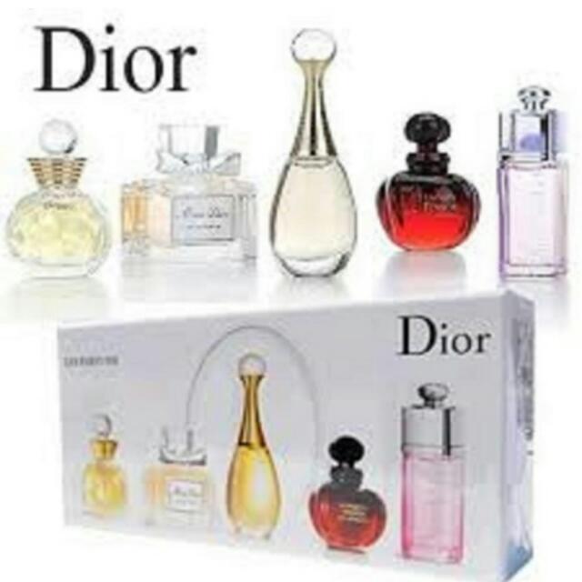 Dior set of 5 on sale perfumes