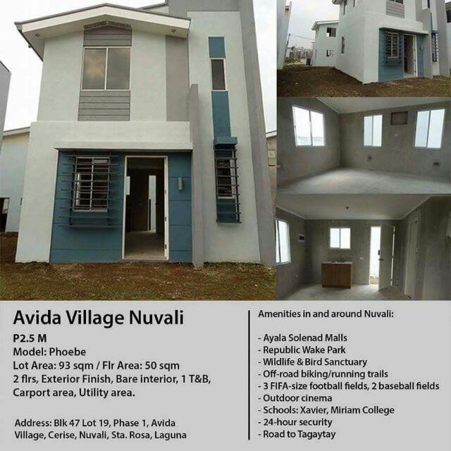 House and Lot For Sale At Nuvali Sta Rosa Laguna, Property, For Sale on