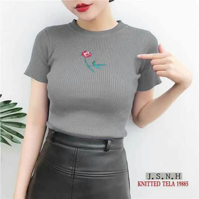 Korean knitted blouse Clearance