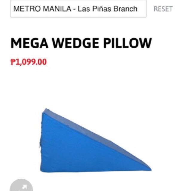 Mandaue foam wedge pillow top
