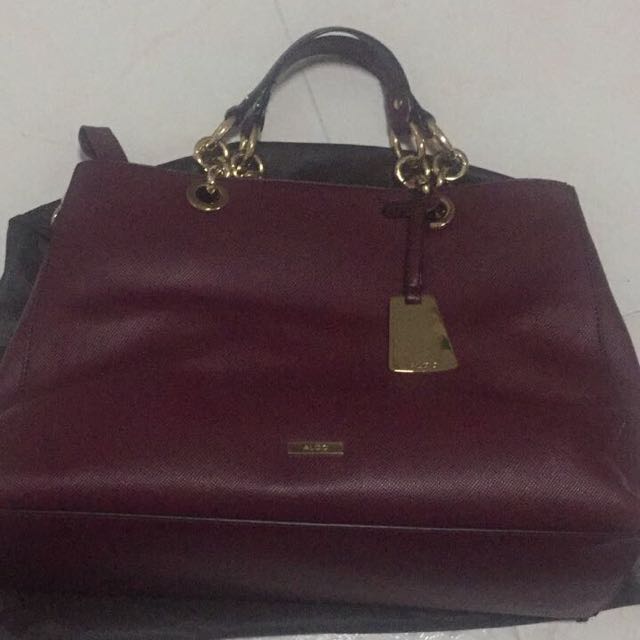 Aldo on sale maroon bag