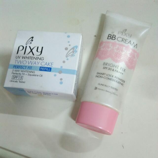 Paket Isi 2 Pixy Bedak Bb Cream Kesehatan Kecantikan Rias Wajah Di Carousell