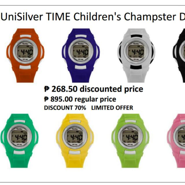 unisilver digital watch