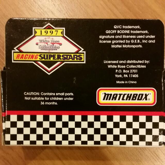 Vintage 1997 Matchbox Ford Thunderbird QVC Racing Limited Edition