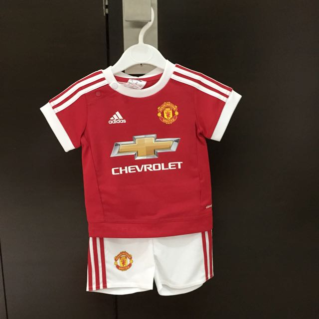 Bnwt Authentic Manchester United Infant Football Kit Babies