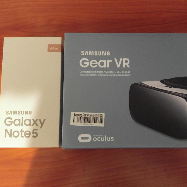 galaxy note 5 vr