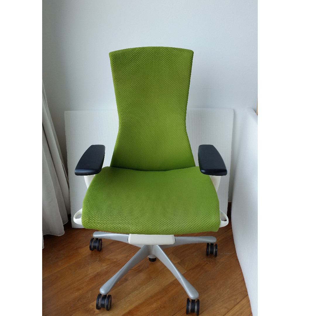 herman miller embody chair green apple balanced fabric