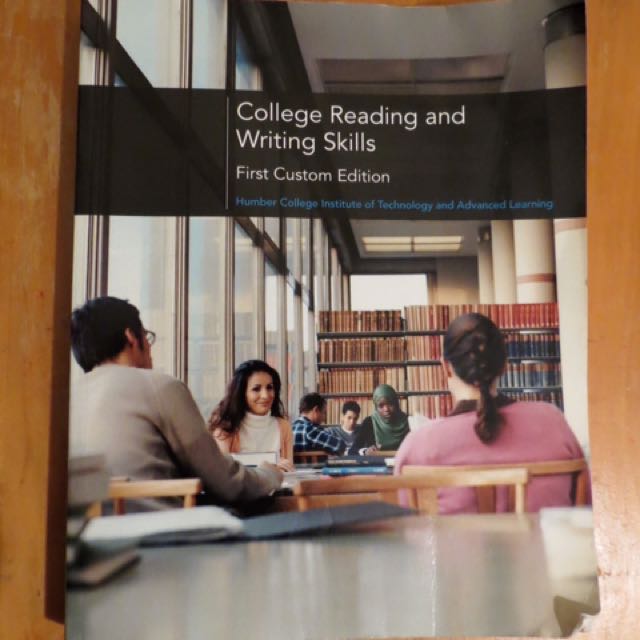 Humber College Writt 100 Reading And Writing Skills Textbook