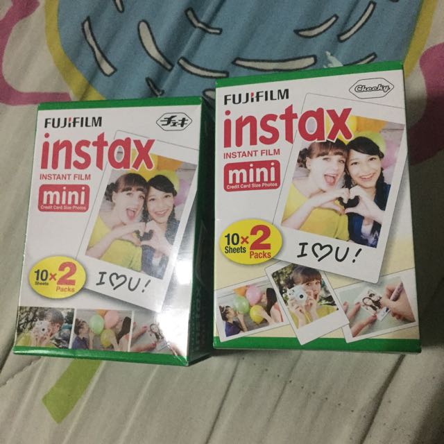 Instax Film Twin Pack (Category: Cameras) located in Quezon City. Submitted by _itsA (Listing ID 111758668, Image 1). Description: .
