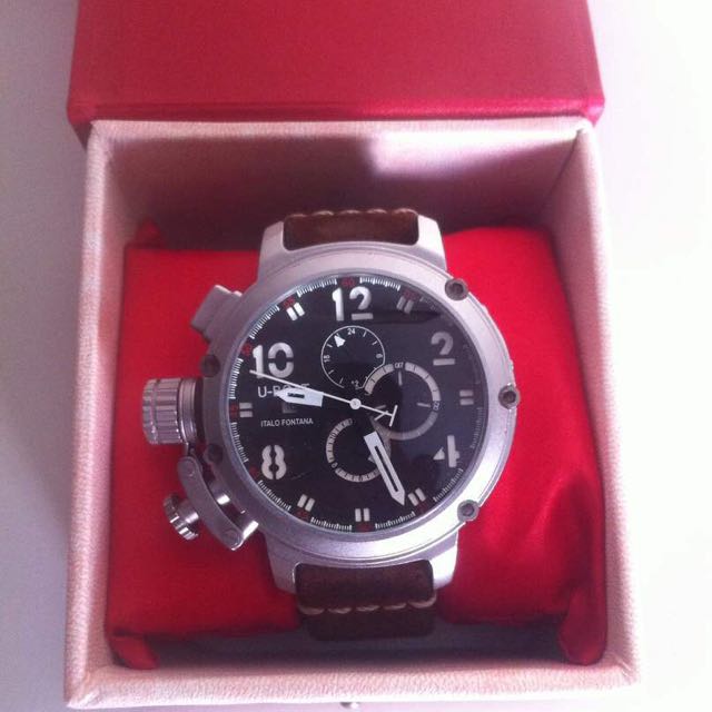 JAM TANGAN U BOAT automatic choronograph