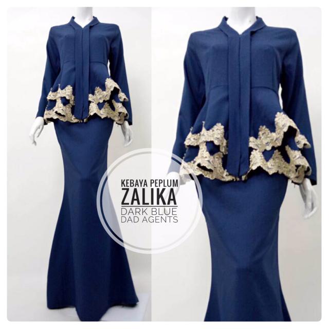 Kebaya Peplum Zalika Women S Fashion Muslimah Fashion Baju Kurung Sets On Carousell