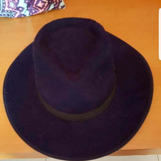 navy blue cowboy hat