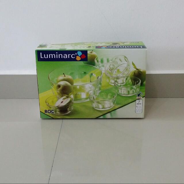 Luminarc Glass Bowl Set, Furniture & Home Living, Kitchenware