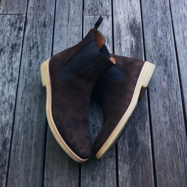 ORO Los Angeles Crepe Chelsea Boot Men s Fashion Footwear Boots