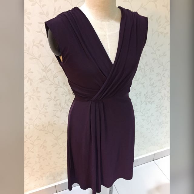 Dark Purple Short Dress