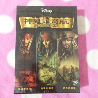 迪士尼 神鬼奇航1.2.3 正版DVD 強尼戴普
