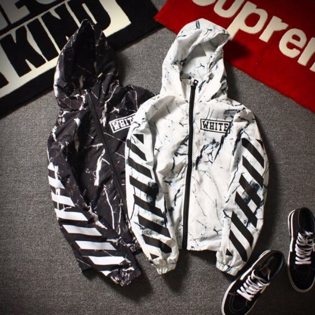 off white windbreaker mens