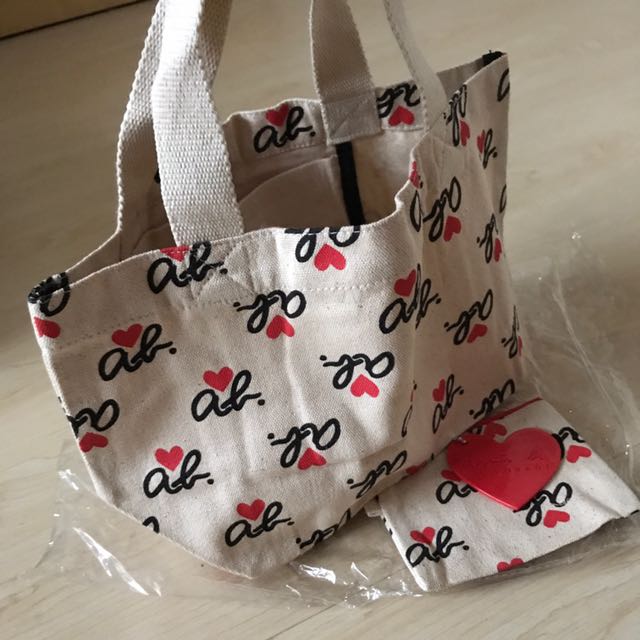 agnes b canvas bag