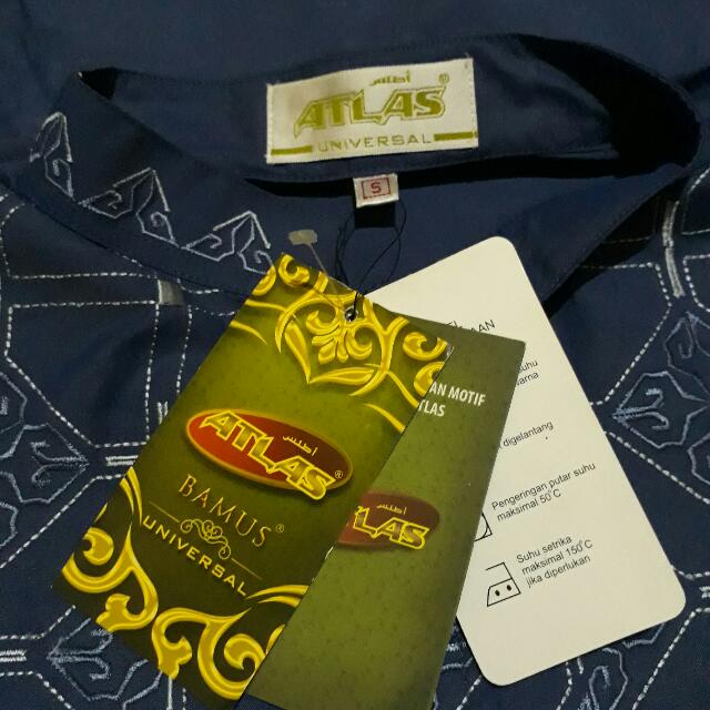 Baju Koko Lengan Pendek AtLAs Original Size S fit M