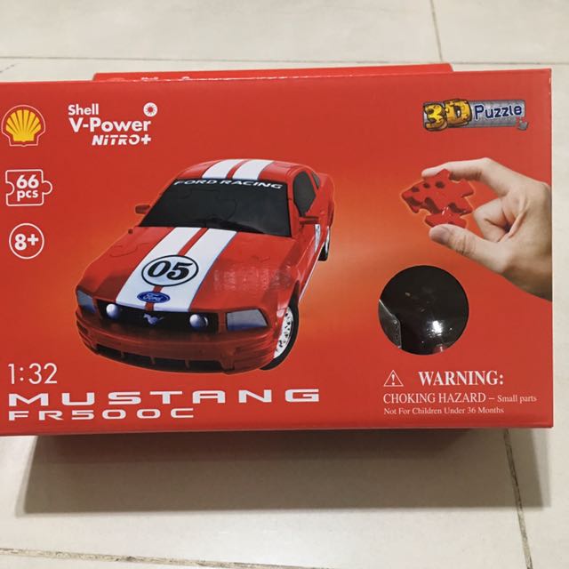 3d puzzle mustang
