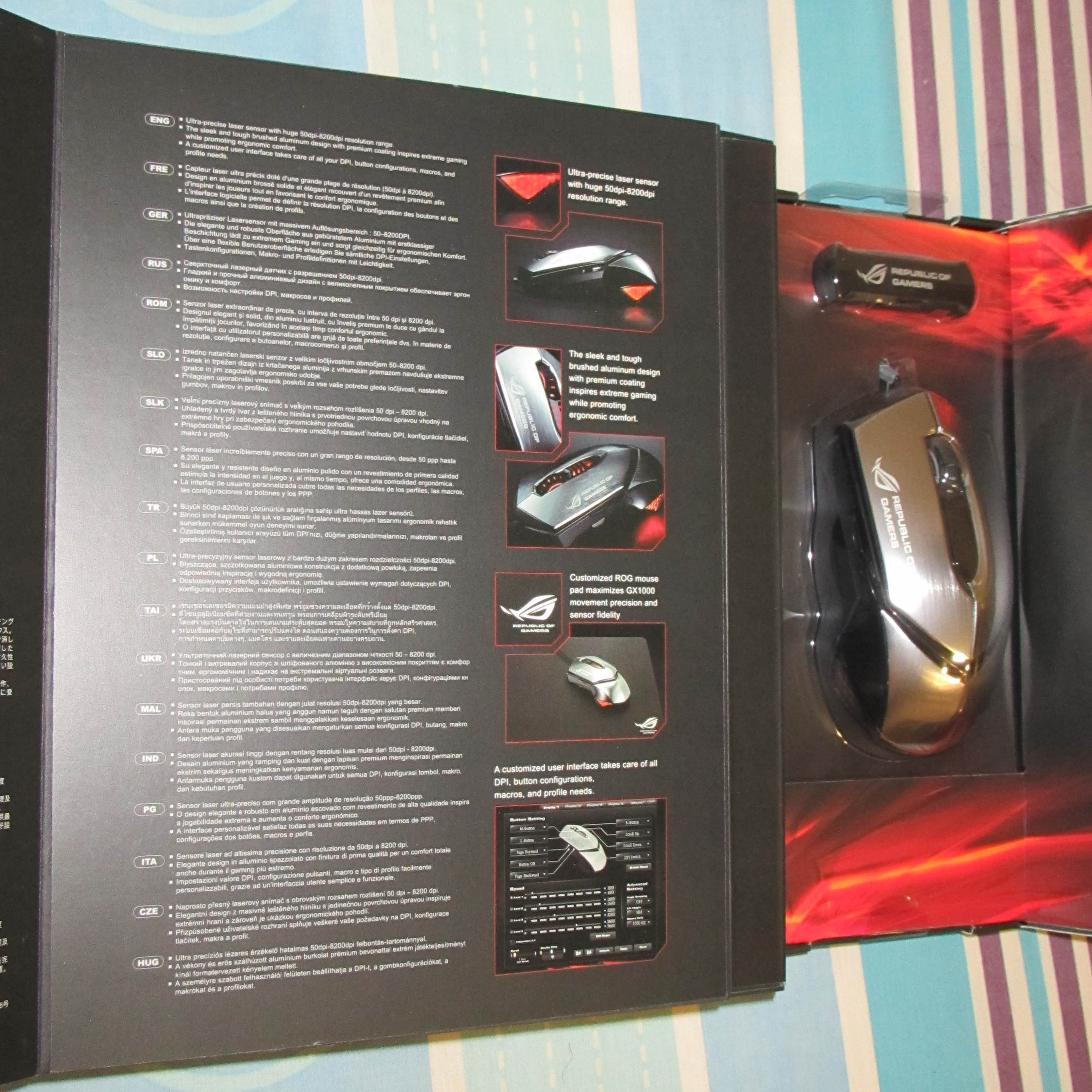 Bnib Unopened Asus Gx1000 Eagle Eye Wired Usb Mouse Electronics Computer Parts Accessories On Carousell