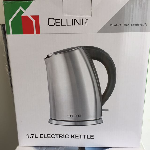 Cellini, Italy 1.7L Electric Kettle, TV & Home Appliances, Kitchen