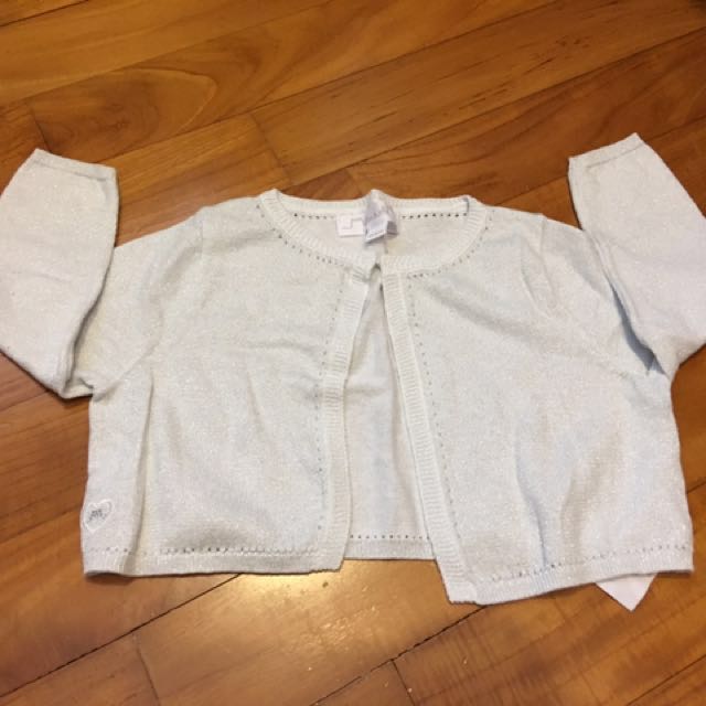 Girls silver clearance cardigan