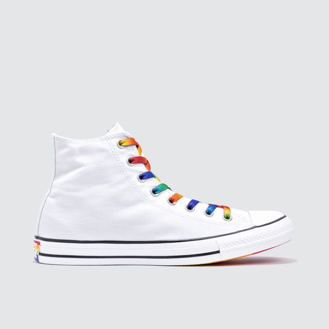 converse rainbow laces