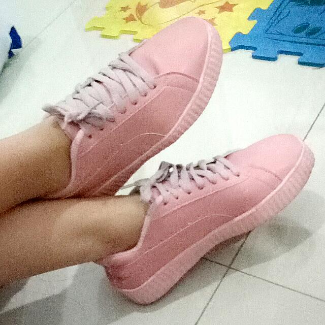 cute pink shoes