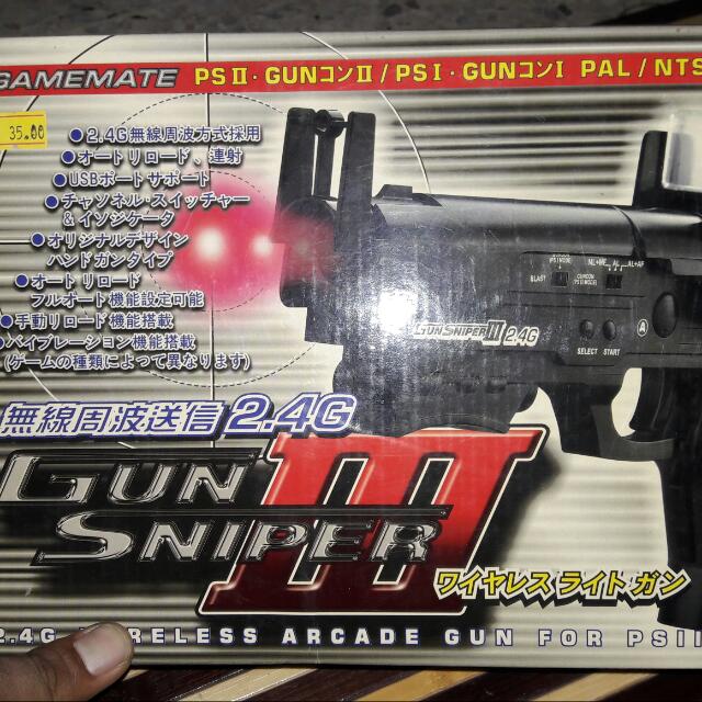 Gun Sniper Iii Light Gun For Ps2 Video Gaming Gaming Accessories On Carousell