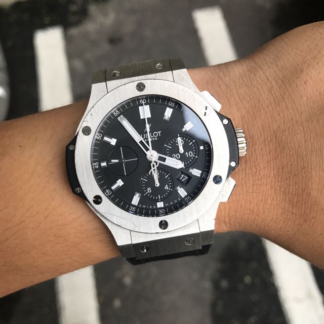 Sold Hublot Big Bang Stainless Steel 44mm Luxury Watches On Carousell