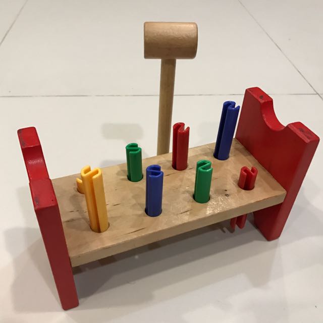 IKEA Toy hammer And Color Pilings, Babies & Kids, Baby Nursery & Kids