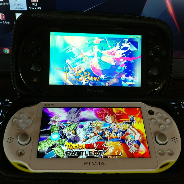 PS VITA 2K 3.60 jailbreak henkaku (Black), Video Gaming, Video Game