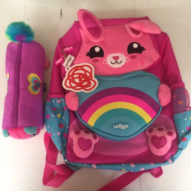 smiggle rabbit backpack