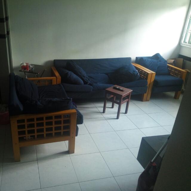 Sofa Set, Furniture & Home Living, Furniture, Sofas on Carousell