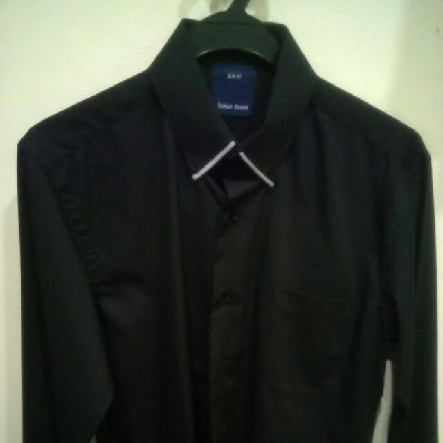 Stanley Adams Long Sleeve Shirt Print Stripe Regular