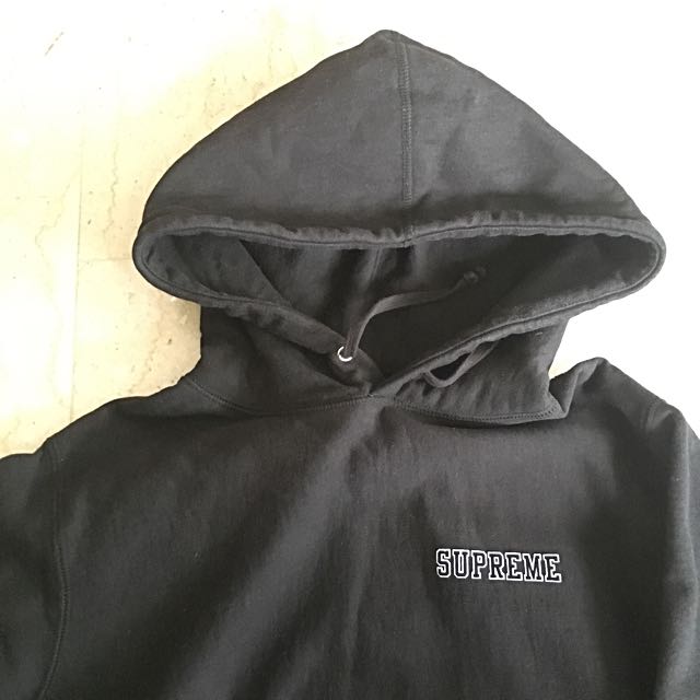 Supreme Striped Cuff Hoodie M Men s Fashion Tops Sets Hoodies on Carousell