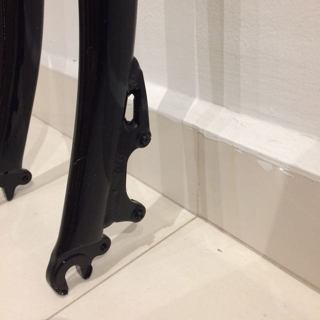 Suspensioncorrected lightweight rigid 26" MTB Disc fork, Sports