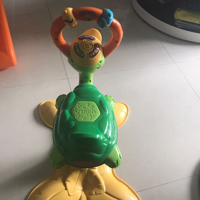 Vtech Riding Turtle, Babies & Kids, Infant Playtime on Carousell