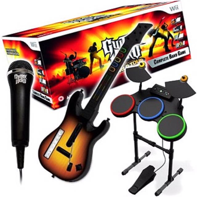 Wii Guitar Hero World Tour Guitar Kit