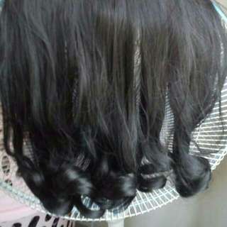 Hairclip Bottom Curly 40cm