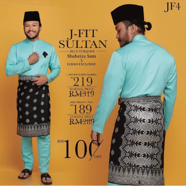  Baju  Melayu  Sultan JFIT SHAHEIZY SAM Men s Fashion 