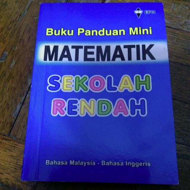 Buku Panduan Mini Matematik Sekolah Rendah #MFEB20, Hobbies & Toys