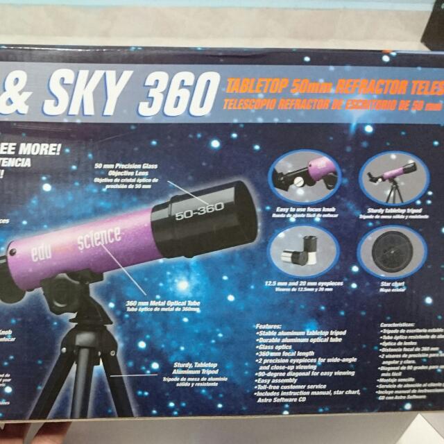 Toys R Us Edu Science Telescope, Hobbies & Toys, Toys & Games on Carousell