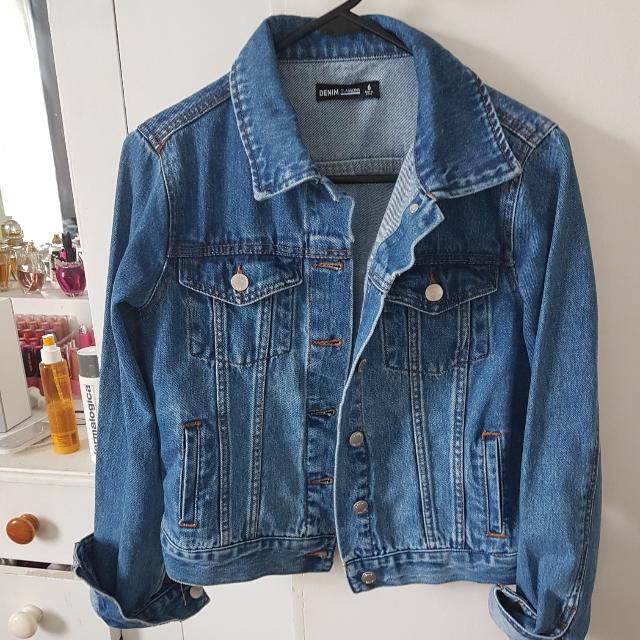 glassons oversized denim jacket
