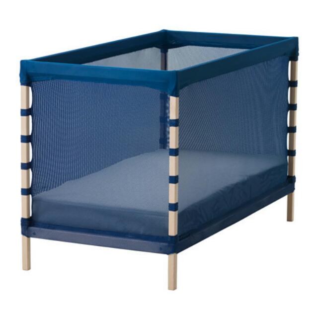 Ikea Flitig Playpen Cot, Babies & Kids, Baby Nursery & Kids Furniture, Cots & Cribs on Carousell