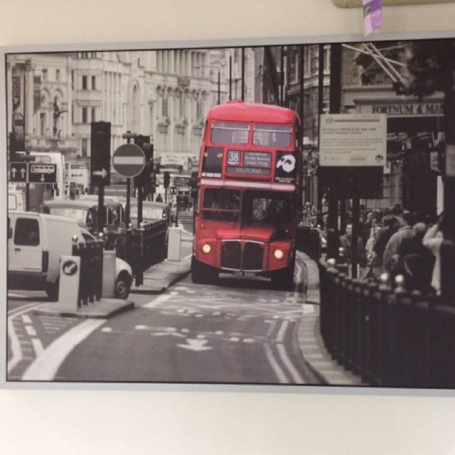 Ikea Picture Frame Vilshult London Buses 140 X 100 Cm Everything Else On Carousell