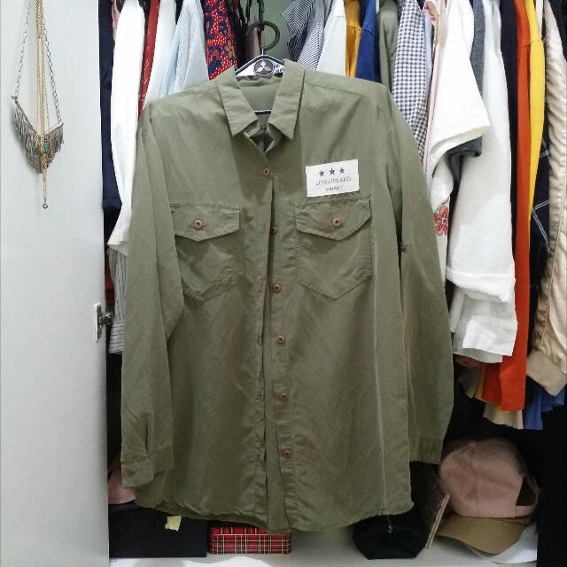Moss Green Olive Green Army Green Polo Women S Fashion Clothes On Carousell